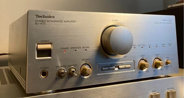 Technics SU-A70 MOS class AA Stereo Integrated Amplifier 動作 