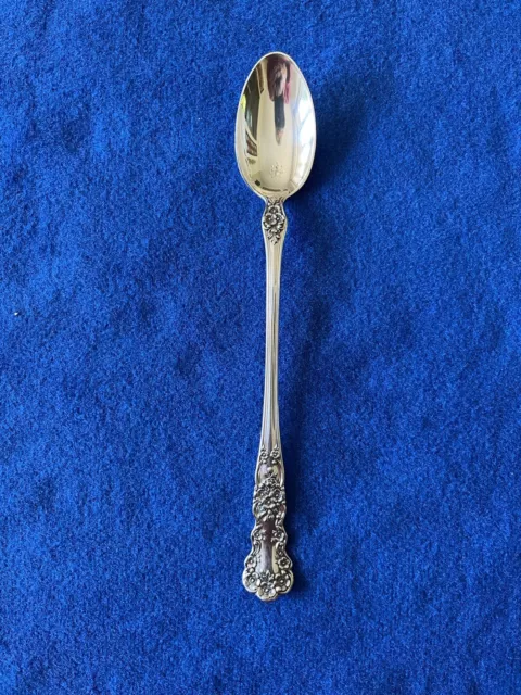 Vintage Gorham & Co Buttercup Sterling Silver .925  Ice Tea Spoon 7 1/2" No Mono