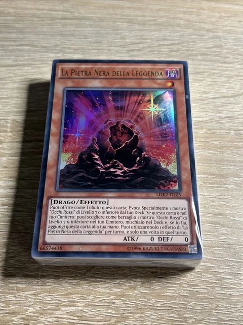 YUGIOH - DRAGO Nero Alternativo Occhi Rossi RARA SEGRETA - TN19