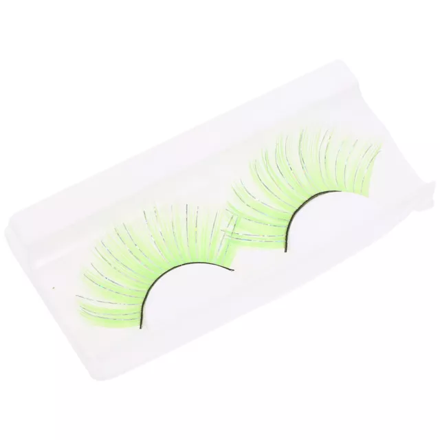 1 Pair Reusable Long Thick Eyelashes Fancy Party False Eyelashes Makeup