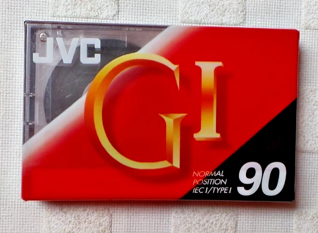 Cassette Audio JVC GI-90 Minutes Neuve Sous Blister - K7 Vierge