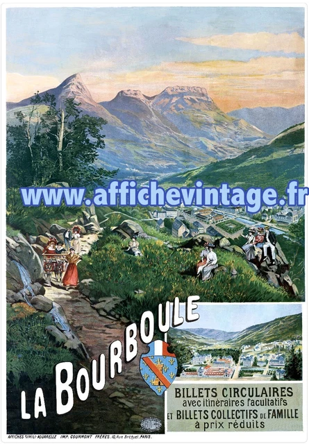 LE MONT-DORE - VUE PRISE SUR LA VALLEE DE LA BOURBOULE - Carte postale
