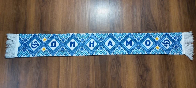 Football scarf  Dinamo Kiev, Ukraine ,  soccer scarves Dynamo Kyiv