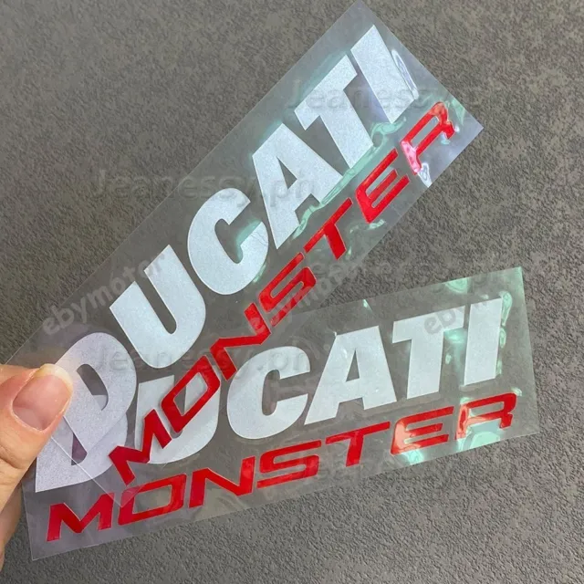Motorcycle Fuel Tank Emblem Decals for Ducati MONSTER Bike Racing Badge Stickers