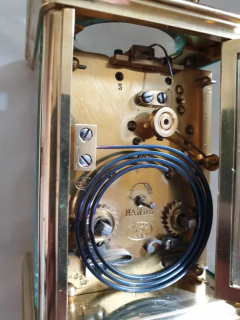 Victorian French Carrage Clock Drocourt