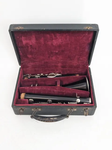 Vintage Regent Boosey and Hawkes Clarinet In Hard Carry Case