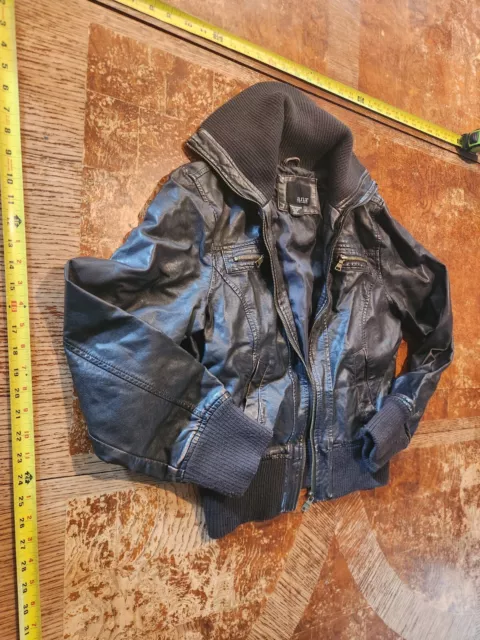 a.n.a. A NEW APROACH  BROWN  MOTO JACKET SIZE Medium #S32