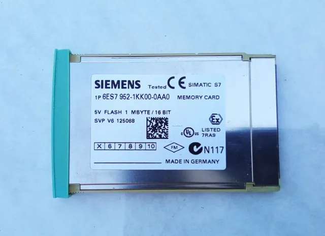 Siemens Simatic S7 Memory Card 6ES7952-1KK00-0AA0 6ES7 952-1KK00-0AA0