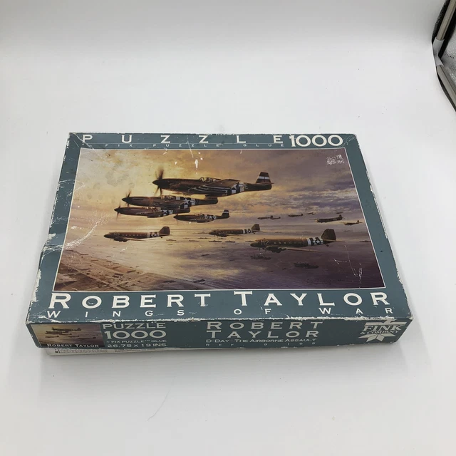 1000 PIECE ROBERT Taylor Puzzle (wings Of War, eagles Over