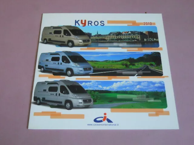 Ci vans KYROS brochure catalogue documentation CAMPING-CARS édition 2010