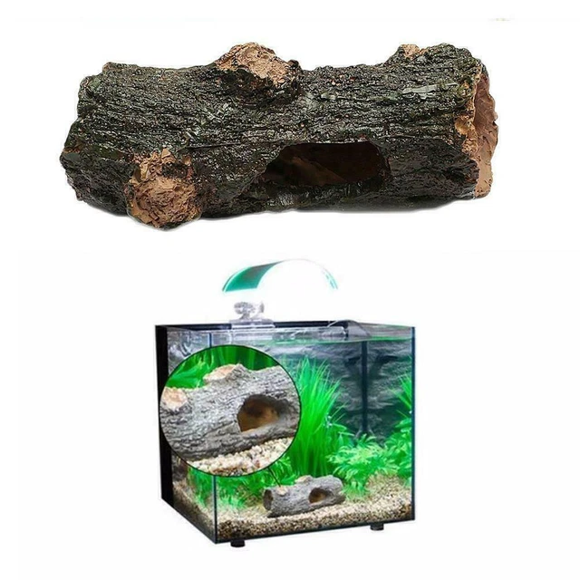 AQUARIUM FISCHHÖHLE VERZIERUNG Ausblenden Hohlbaum Schnell Fischtank
