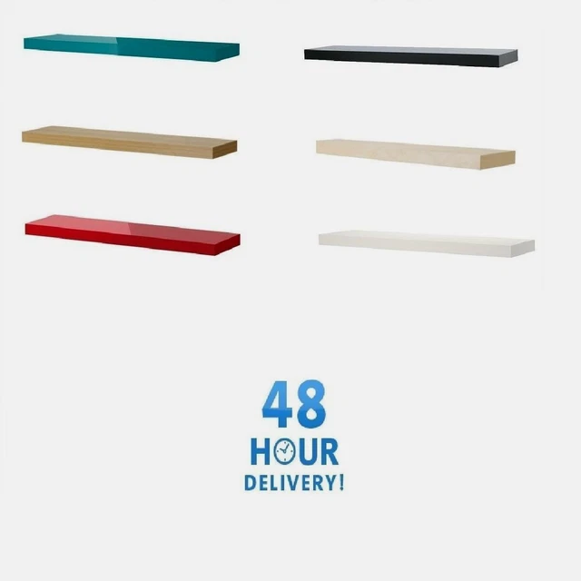 IKEA LACK WALL Floating Shelves Storage Display Organizer Various Sizes