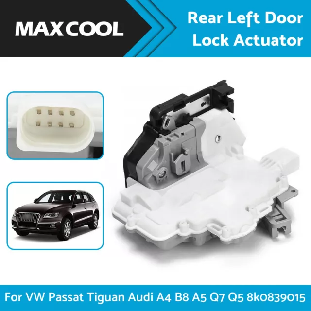 Rear Left Door Lock Actuator Fit Audi A4 B8 A5 Q7 Q5 VW Passat Tiguan 8k0839015