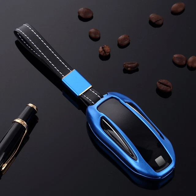 Aluminium Alloy Car Remote Smart Key Fob Cover Case Holder for Tesla model X