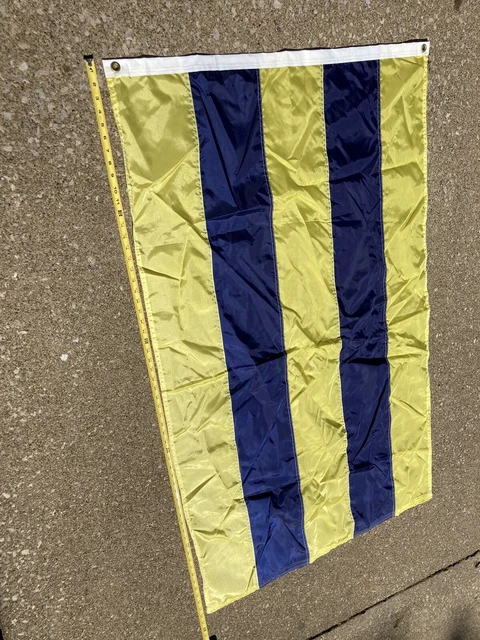 Large 57”x 37” Nautical Signal Flag- Nylon