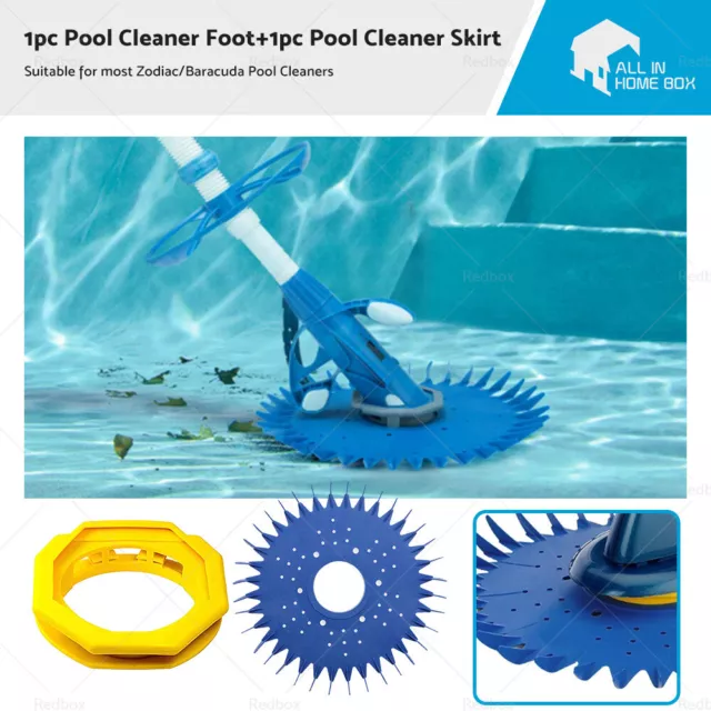 Suitable for Zodiac Baracuda Pool Cleaner Disc & Foot Pack Skirt/Mat/Seal