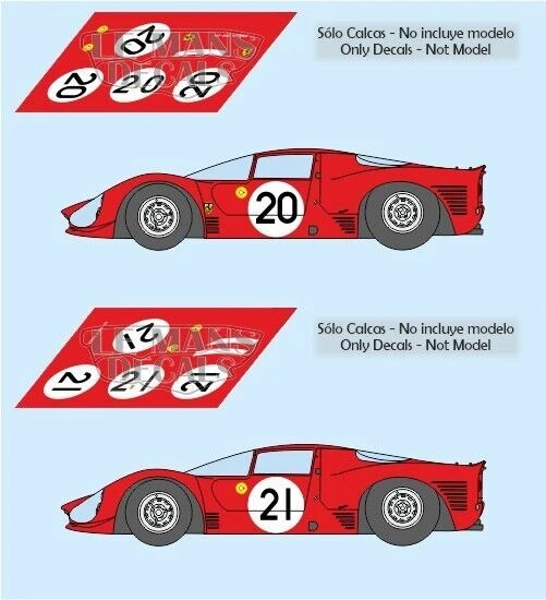Decalcomanie Ferrari 290 MM Mille Miglia 1956 600 1:32 1:24 1:43 1:18 Decalcomanie Ferrari 290 MM Mille Miglia 1956 600 1:32 1:24 1:43 1:18