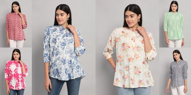 Chemisier Femme Dentelle Floral Manches Bouffantes Rétro - Style Bohème Féerique
