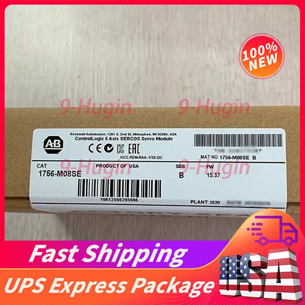 1756-M08SE /B ControlLogix 8 Axis Sercos Servo Module Brand New Allen-Bradley