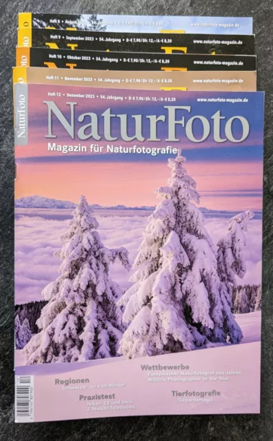 Naturfoto 2023  - (5 Hefte : August-Dezember)