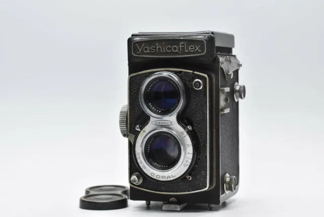 [ EXC Yashicaflex Modello/Diverse Tlr Fotocamera 80mm F/3.5 Lente Japan #1924
