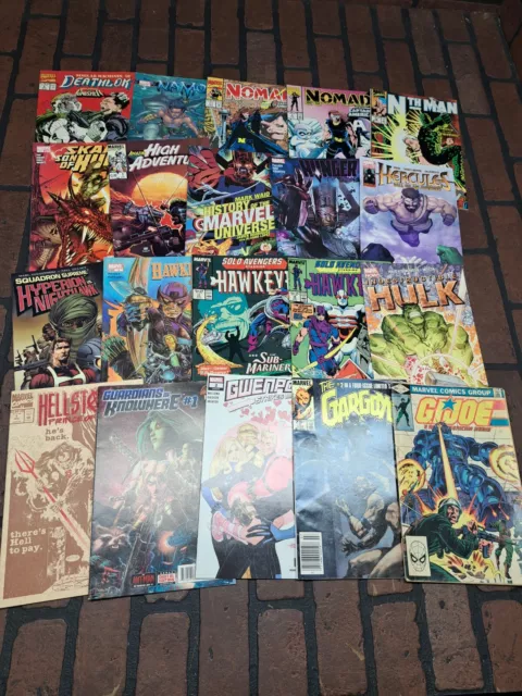 marvel comics mixed lot Of 20 (Punisher)(hawkeye)(gi Joe)(nomad)