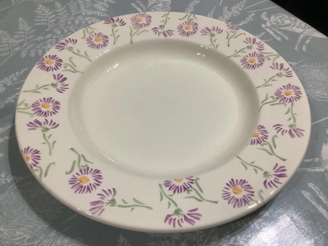 Emma Bridgewater  Pink Daisy  Spongeware 10.5” Dinner  Plate New