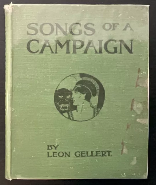 SONGS OF A CAMPAIGN by LEON GELLERT and illustrator NORMAN LINDSAY, Enlarged Ed