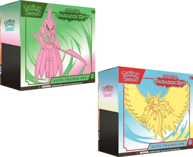 Pokemon Scarlet & Violet Paradox Rift Elite Trainer 10 Box Case Blowout Cards