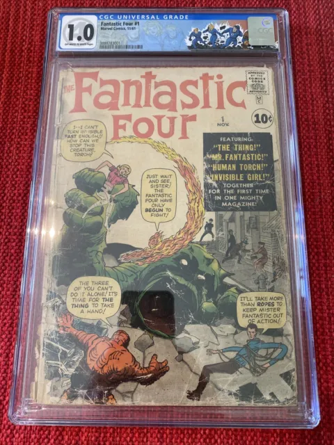 Fantastic Four #1 CGC 1.0 (Off White To White Pages) Marvel Comics 11/61 1st App