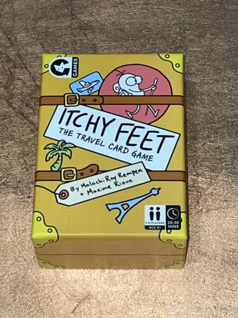 Itchy Feet The Travel Card Game Ginger Fox Games Great Condition Used