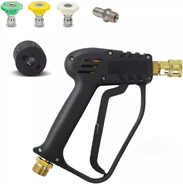 Stubby Nose Short Pressure Washer Swivel Trigger Lance Kit For Karcher K Series