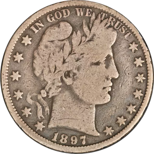 1897-O Barber Half Dollar Choice VG Great Eye Appeal Nice Strike