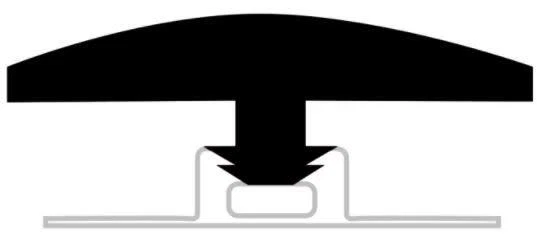 COREtec 02V26-VV023 94" T-Molding for the Plus 5 Collection - Norwegian Maple
