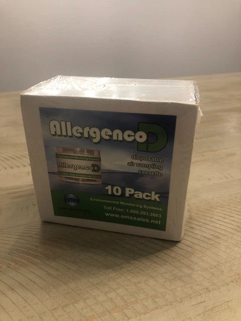 Allergenco-D Disposable IAQ Air Monitoring Cassettes, 10-pack