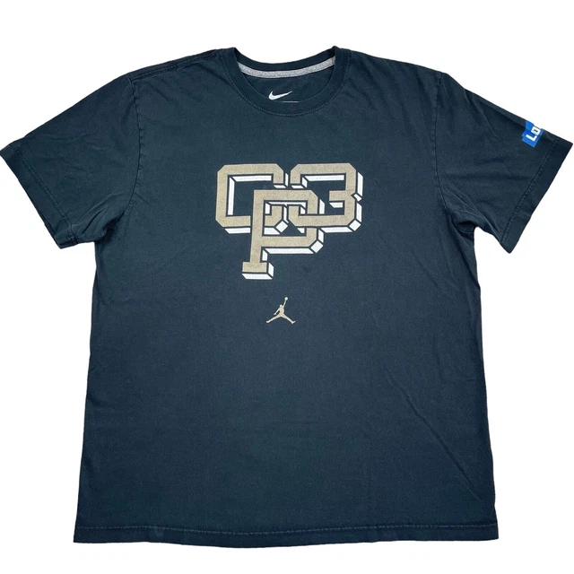 Jordan Chris Paul CP3 Wake Forest Jersey Retirement Ceremony Jumpman t-shirt XL
