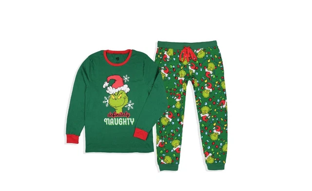 DR. SEUSS - Men's "How The Grinch Stole Christmas" 2 Piece Pajama Set ...