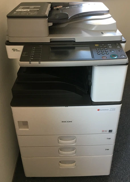 Ricoh Aficio MP 2352SP Drucker Scanner Laser Kopierer + Unterschrank 600 dpi 