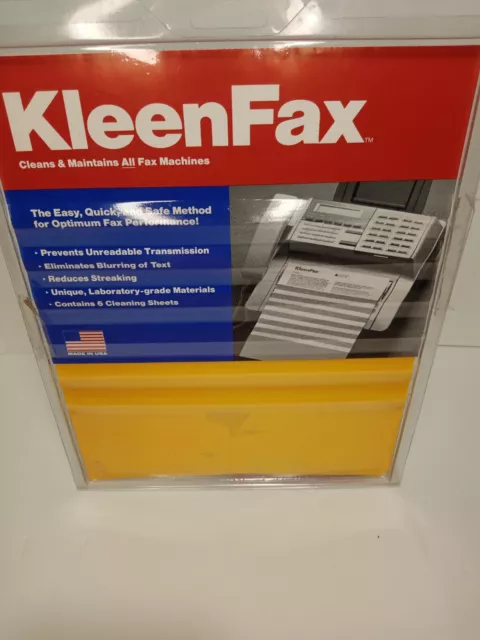 Fax Machine Cleaner Kleenex Fax