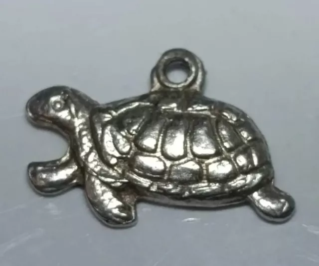 schildkröte Bettelarmband Anhänger Echtes Silber