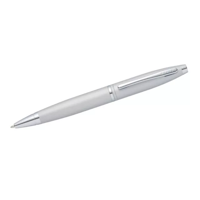 Cross Mens AT0112-16 Calais Satin Chrome Ballpoint Pen