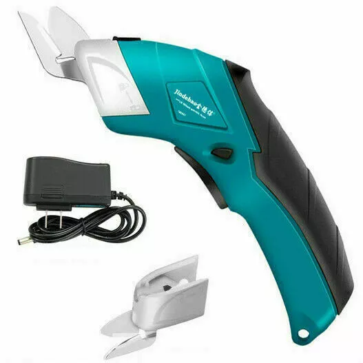 Cordless Electric Scissors Rotary Shear Fabric Leather Cloth Cardboard  Cutter