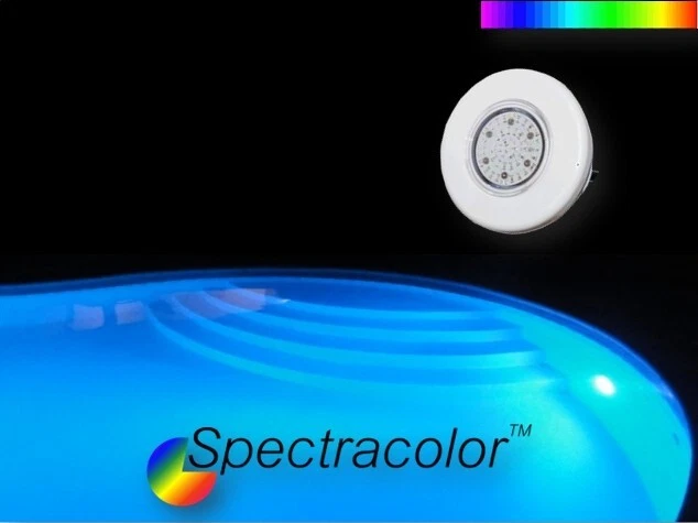 Spot Led Piscine/Spa Couleurs + Blanc 7W - 500 Lumens - Standard 2''