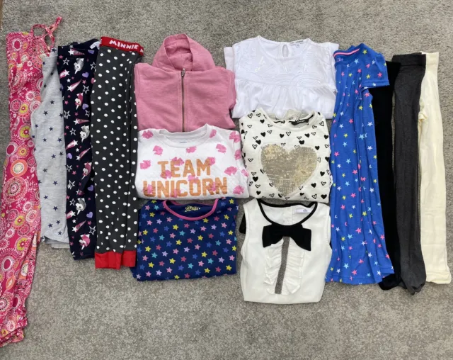 Pacchetto vestiti per ragazze età mista 5-6 NEXT, M&S, unicorno, mouse Minnie