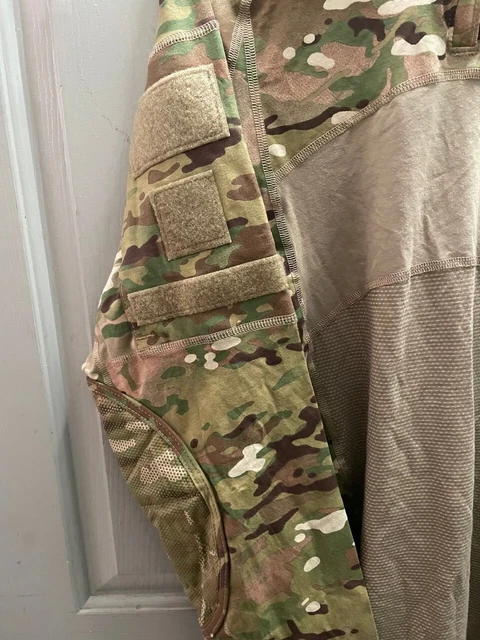 Nwt Army Issue Ocp Multicam Combat Shirt Flame Resist 1/4 Zip Extra Large Xl 3