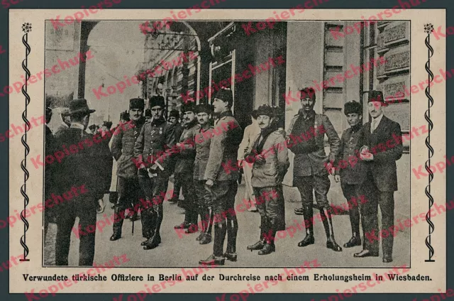Berlin Wilhelmplatz Hotel Kaiserhof Kaiserlicher Automobil-Club KAC Osmanen 1915