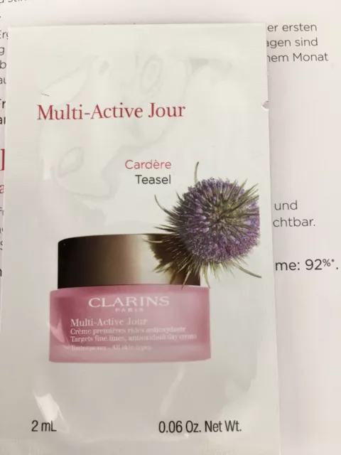Clarins Double Serum + Multi Active Jour- 2 x Samples