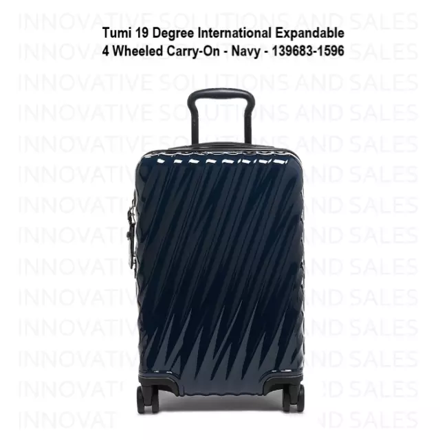 Tumi 19 Degree International Expandable 4 Wheeled Carry-On - Navy - 139683-1596