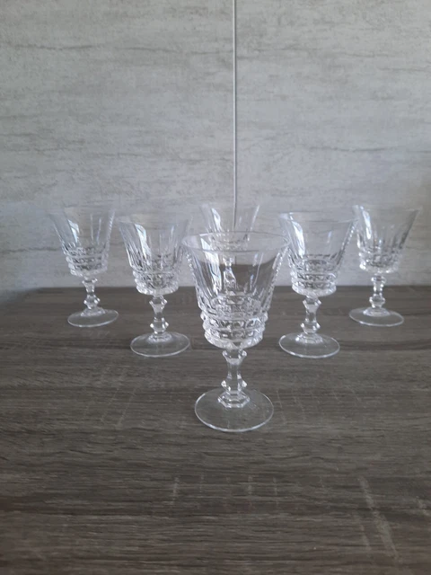 6 Verre A Vin Blanc Cristal D Arques Modele Villandry Tuileries