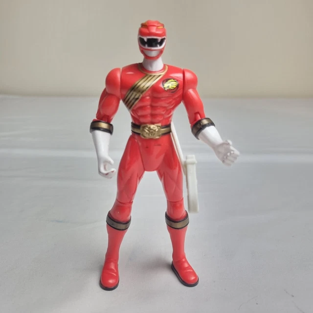 BANDAI POWER RANGERS Wild Force Red Ranger Vintage Action Figure 2001 £ ...